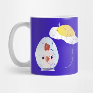 Easter Chicken with Egg Mug